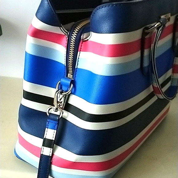 Kate Spade New York Evangelie Laurel Way Cruise Saffiano Leather Shoulder Bag - Picture 8 of 11